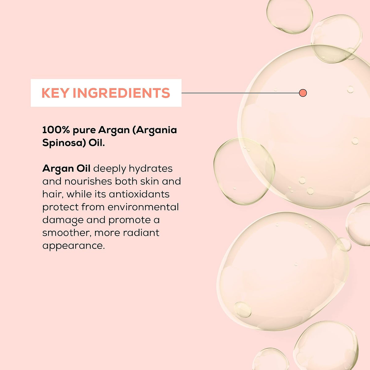 Cosmedica Skincare 100% Pure Argan Oil - Hair, Face & Skin Serum, 1oz