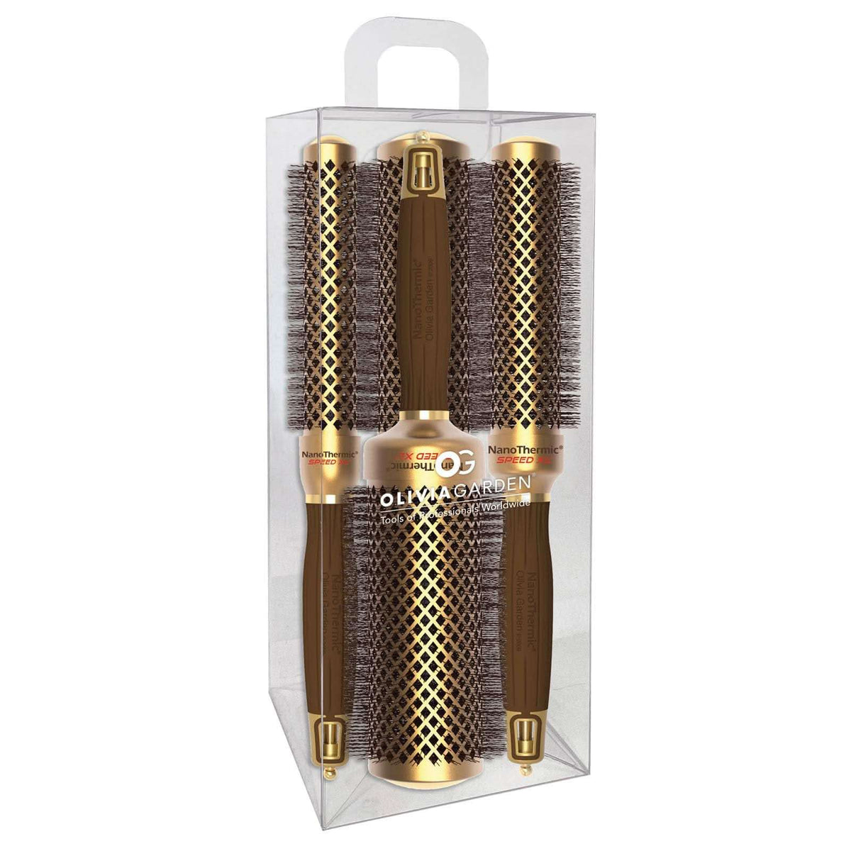Olivia Garden NanoThermic Speed XL Extra-Long Barrel Collection