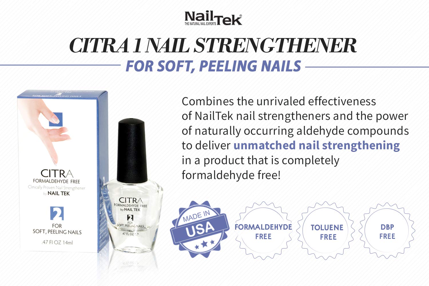 Nail Tek CITRA Nail Strengthener