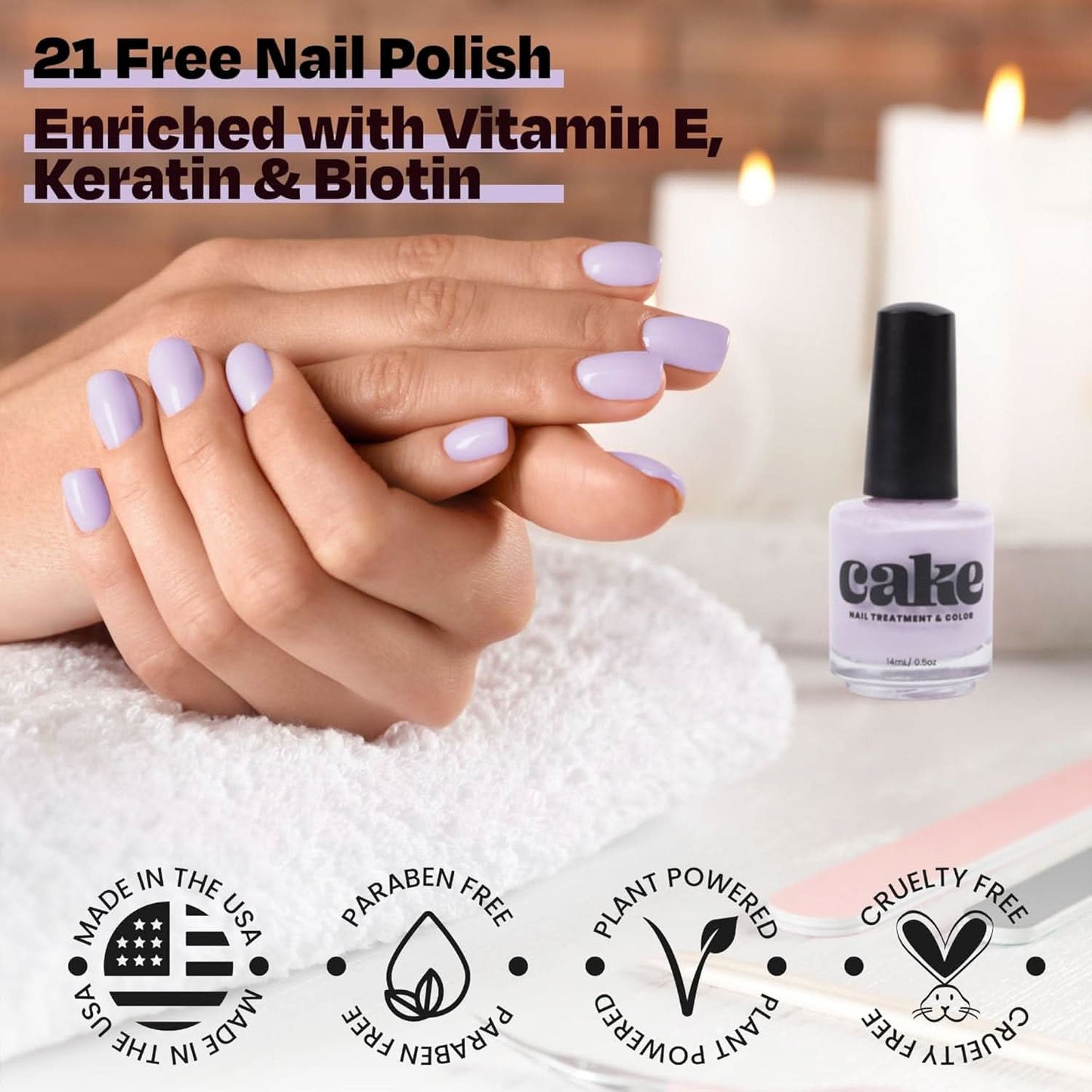 CAKE Nail Strengthening Polish