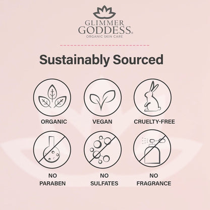 Glimmer Goddess Organic Whipped Body Butter - Frankinsense & Myrhh