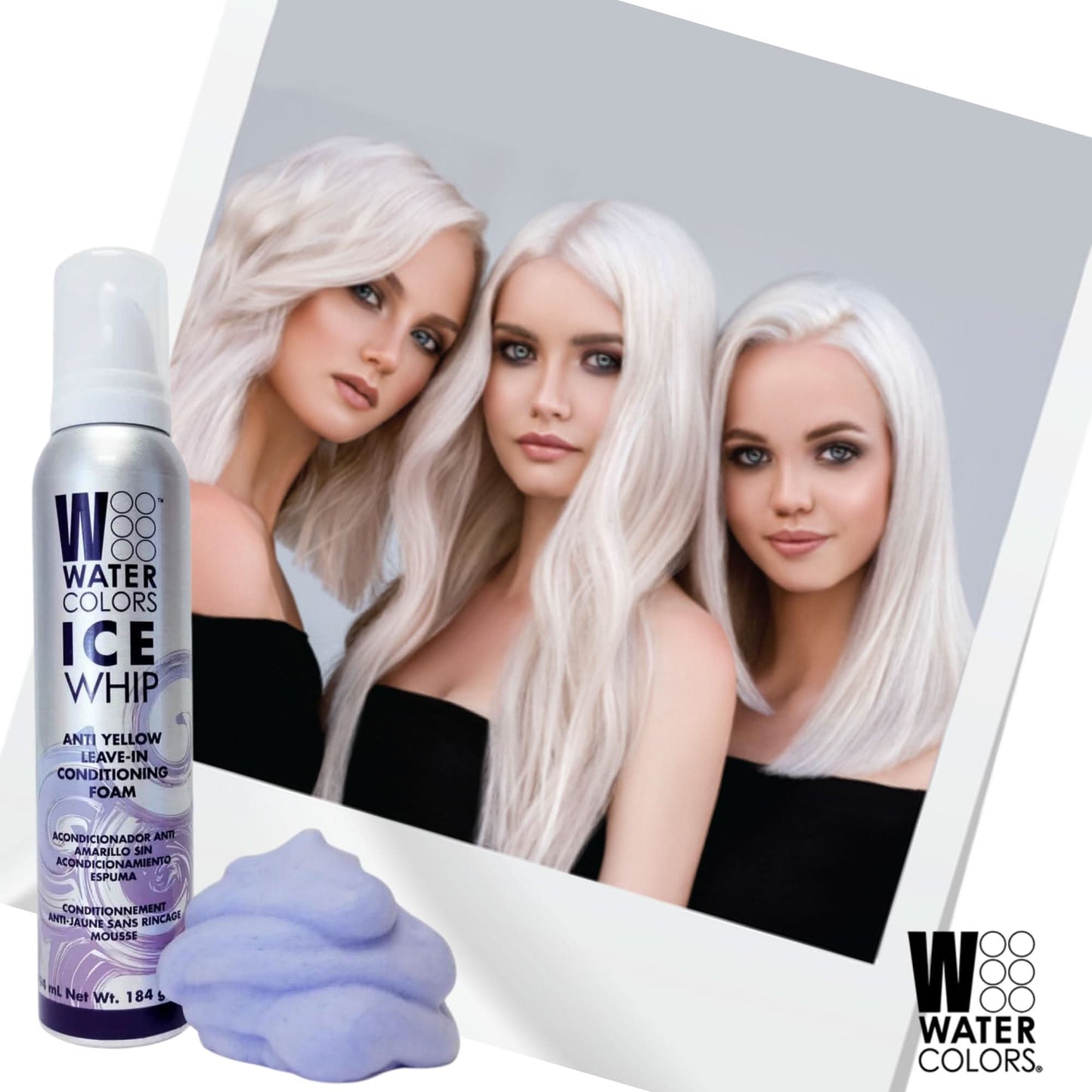 Watercolors Ice Whip Anti Yellow Leave-In Conditioning Foam