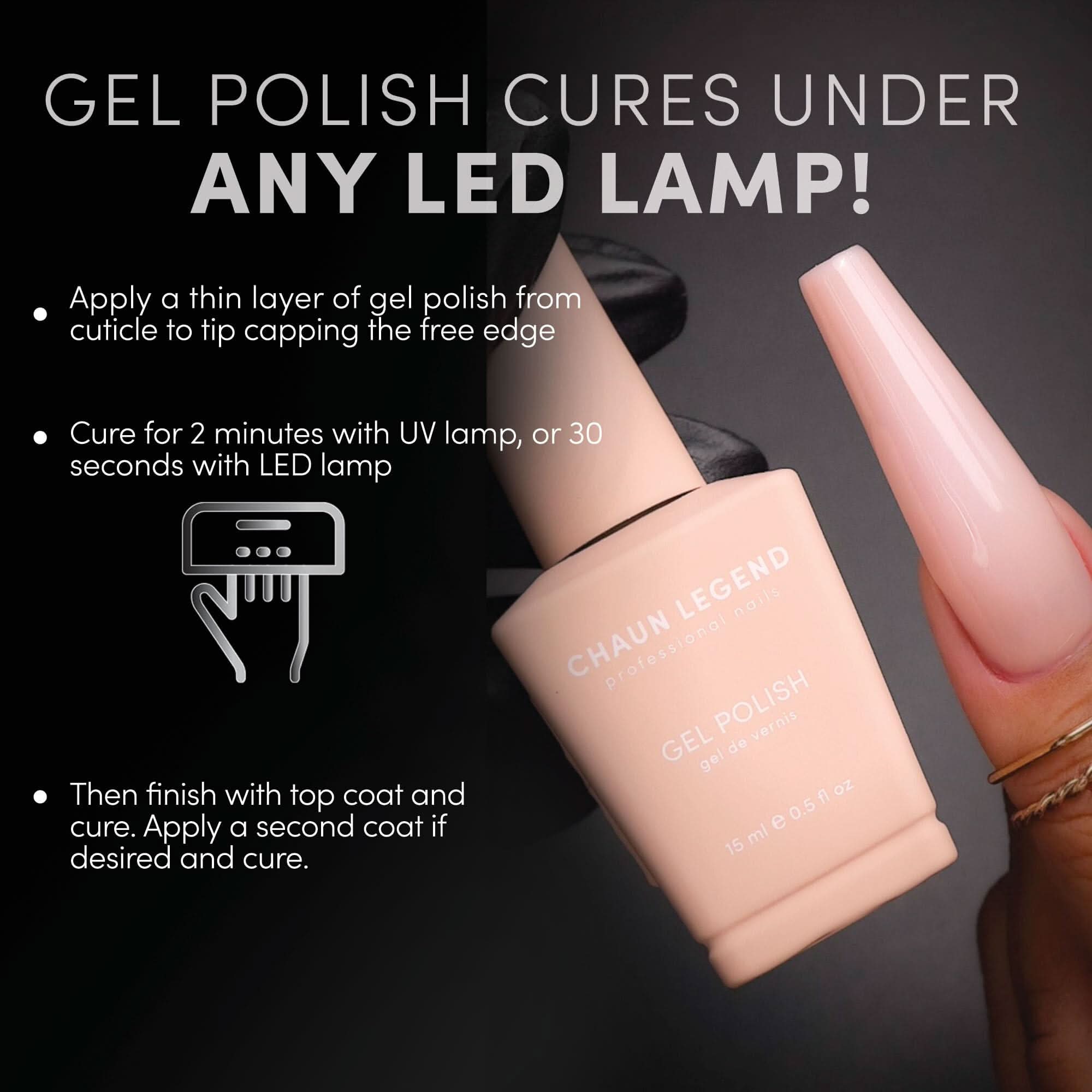 Chaun Legend Gel Nail Polish, Bite Me LG5076 (warm brown)