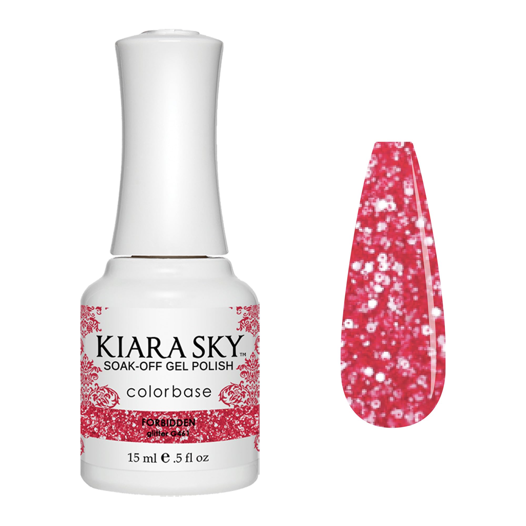 KIARA SKY Soak Off Gel Nail Polish 0.5 fl oz, RED GROUP