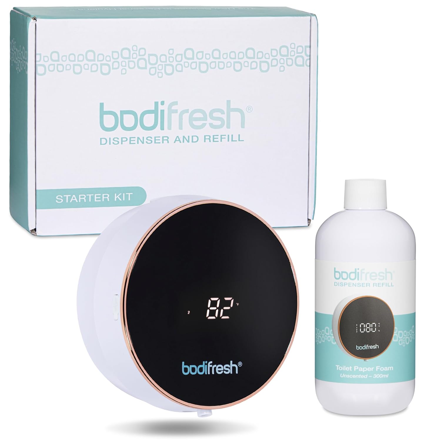 BODIFRESH - Toilet Paper Foam Dispenser Starter Kit