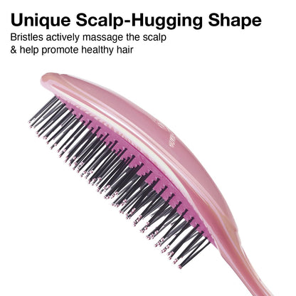 Olivia Garden Opal OG Detangler Brush Limited Edition Pink - OGD-GM2