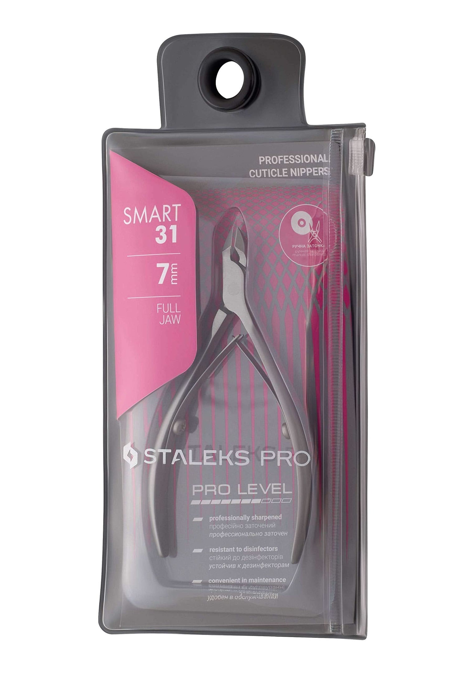 STALEKS PRO Professional Series Cuticle Nippers Smart 31 7mm NS-31-7