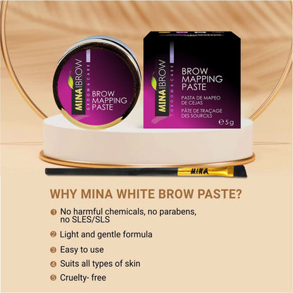 MINA IBROW BROW WHITE PASTE