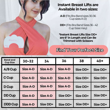 Bring It Up Instant Breast Lifts, Cup Size A-D