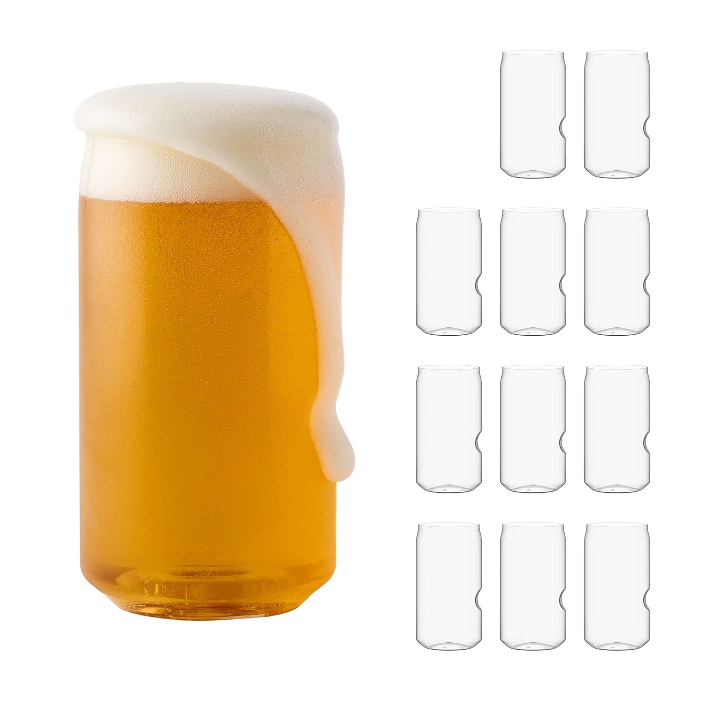 govino ORIGINAL SHATTERPROOF Beer Can Shaped Glass | 16 oz