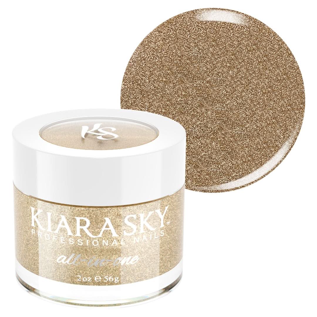 Kiara Sky All-In-One Acrylic Nail Powder | Dripping In Gold DM5017