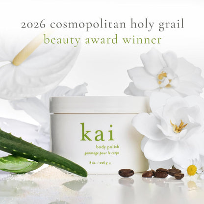 kai body polish - a hydrating & exfoliating blend of sea salt & sugar