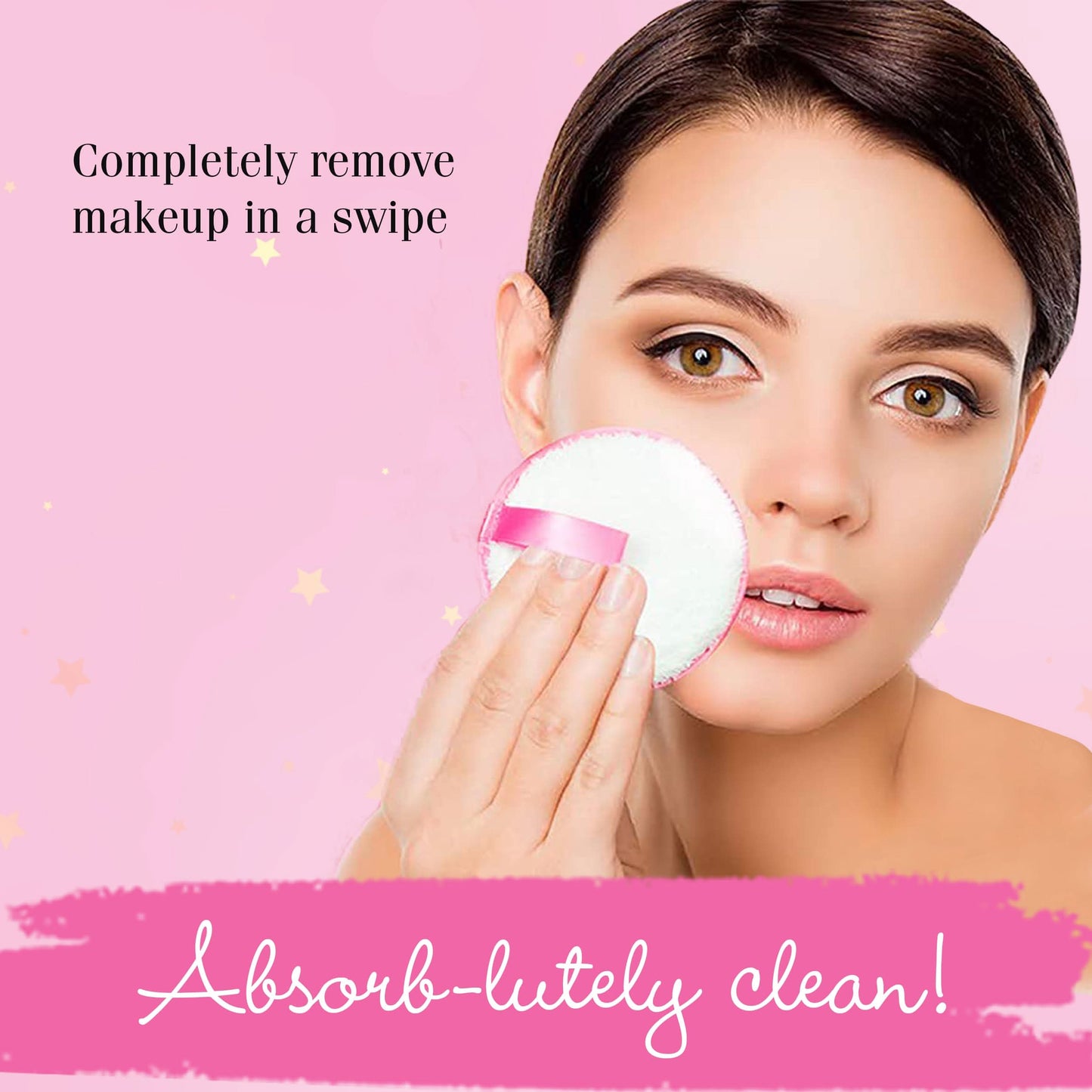 Hollywood Fashion Secrets Microfiber Makeup Removers (2 COUNT)
