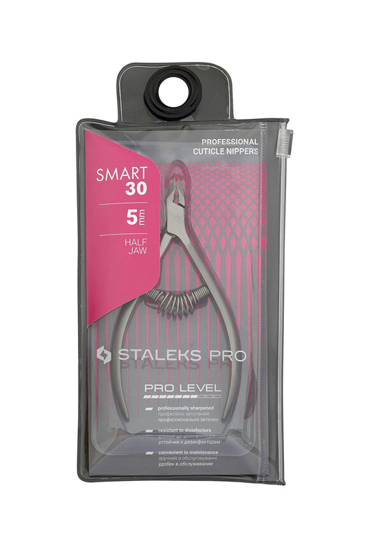 Staleks Pro Cuticle Nippers SMART Half Jaw 5mm 30|5 (NS-30-5)