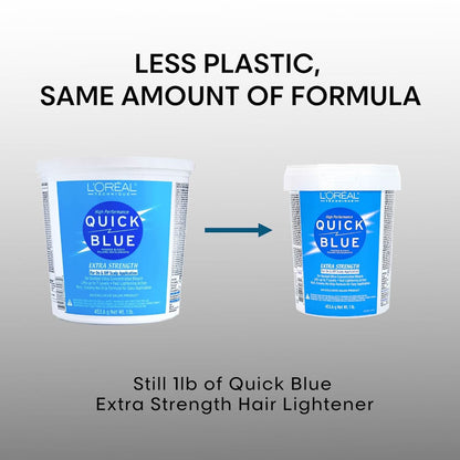 L'Oreal Quick Blue High Performance Powder Lightener Bleach 1 LB