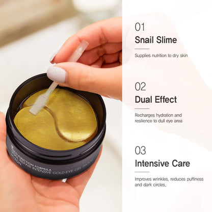 MIZON Under Eye Collagen Patches Eye Masks with 24K Gold and Snail