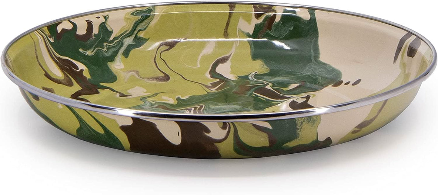 Golden Rabbit Enamelware Pasta Plates - Set of 4