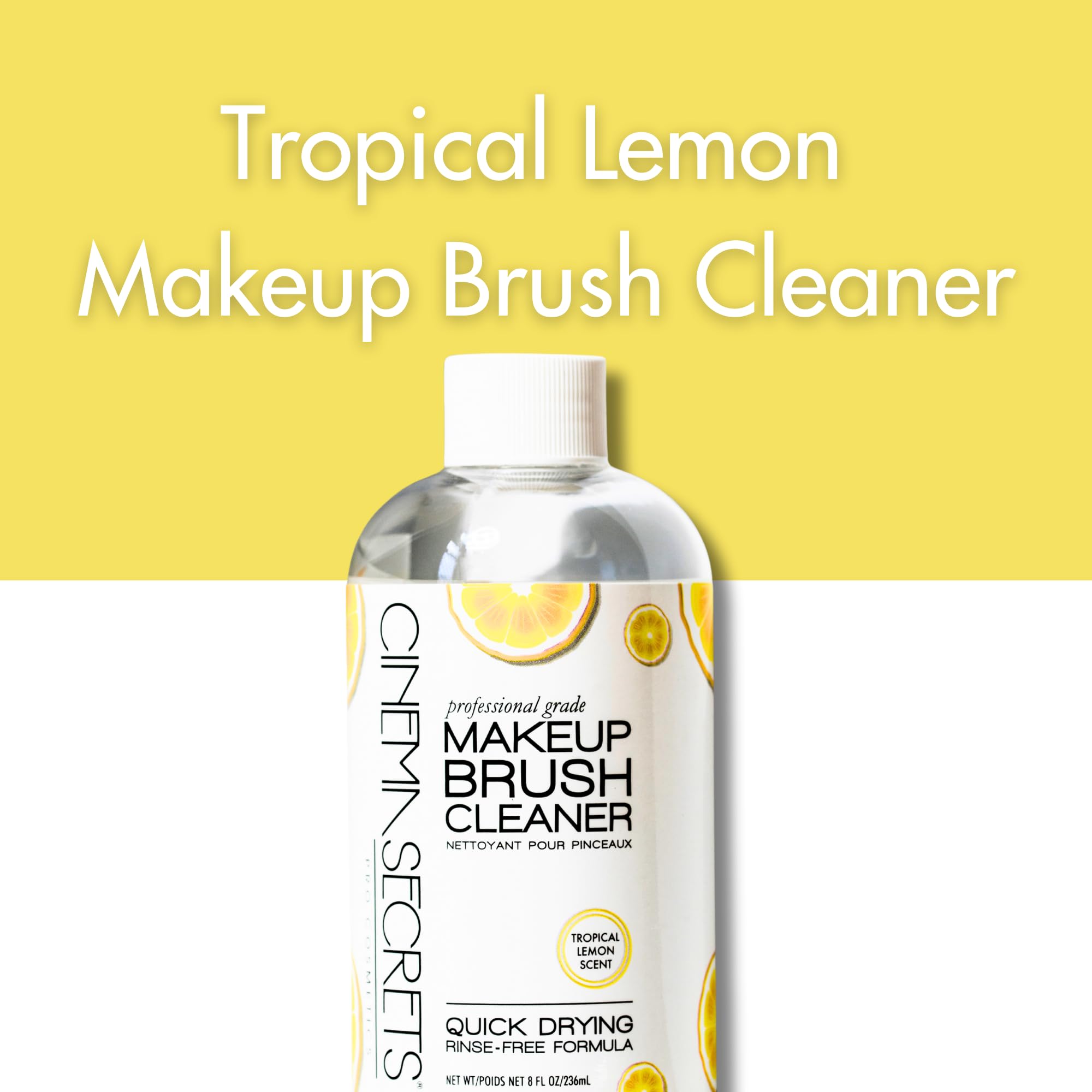 Cinema Secrets Professional Makeup Brush Cleaner, Lemon