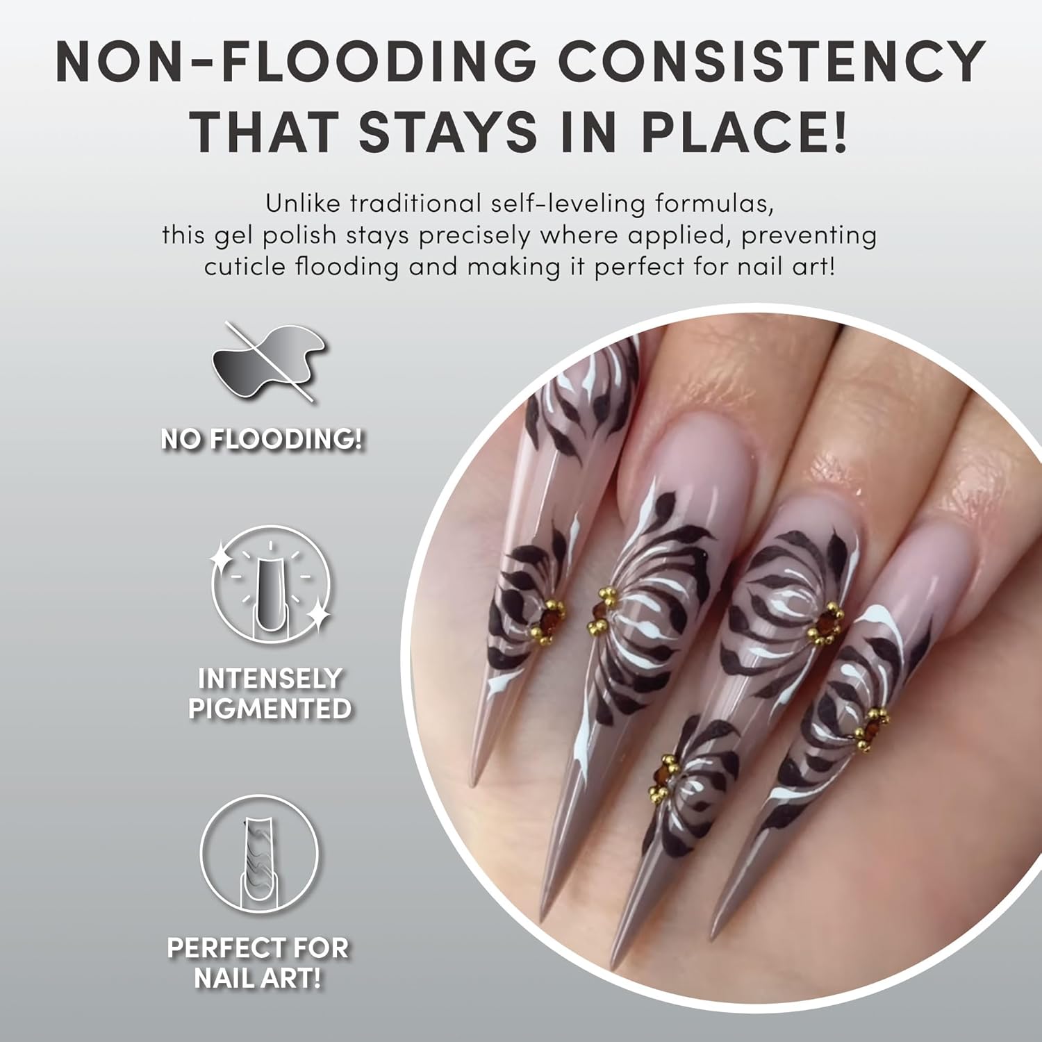 Chaun Legend Dark And Moody Gel Nail Polish Collection 18 pc