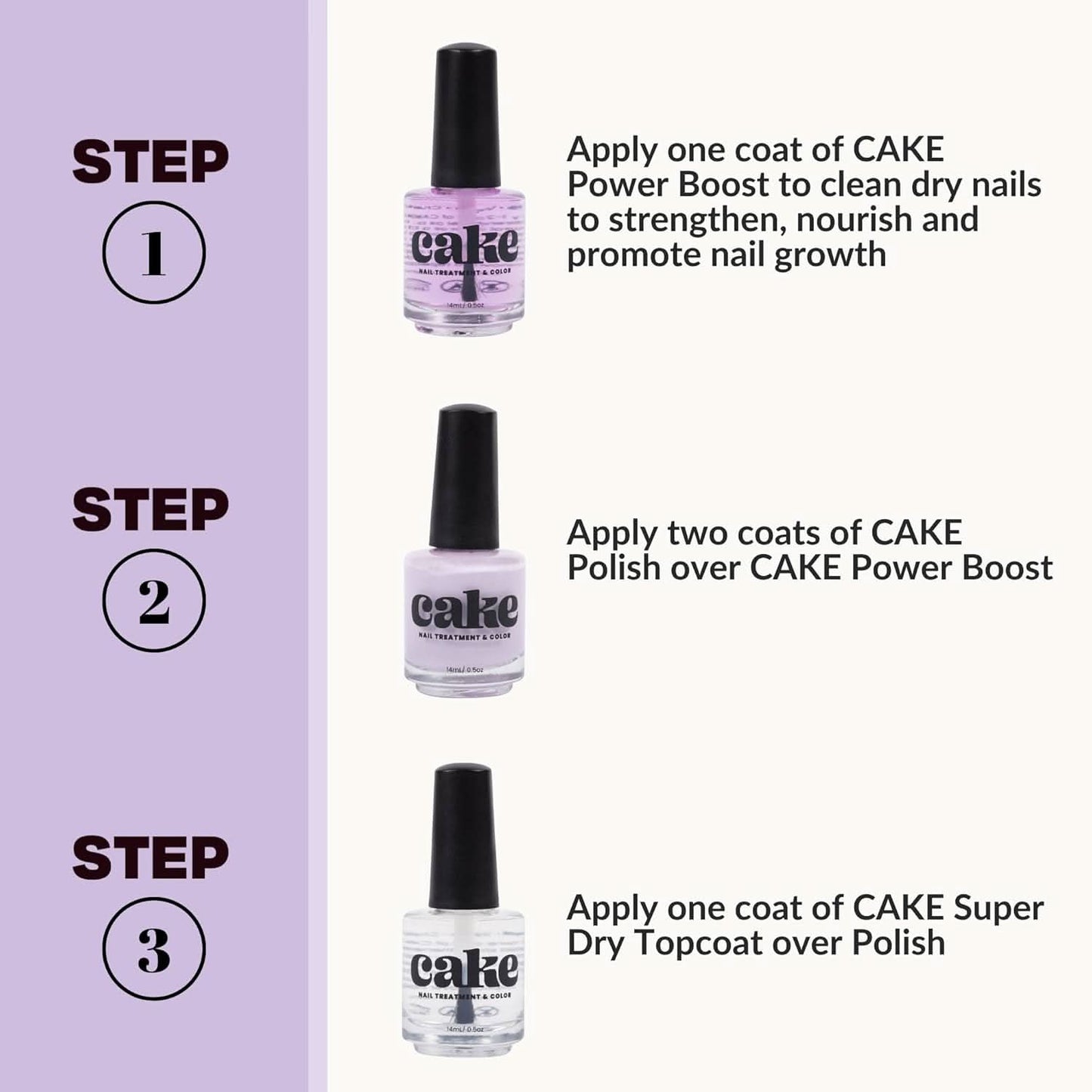 CAKE Nail Strengthening Polish