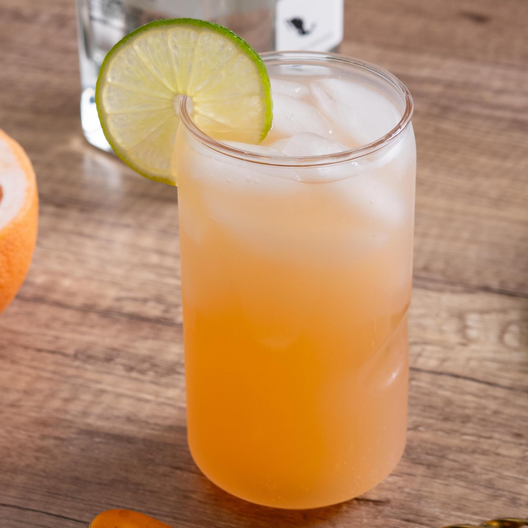 govino Unbreakable Beer Can Shaped Glass 16 oz – Set of 12