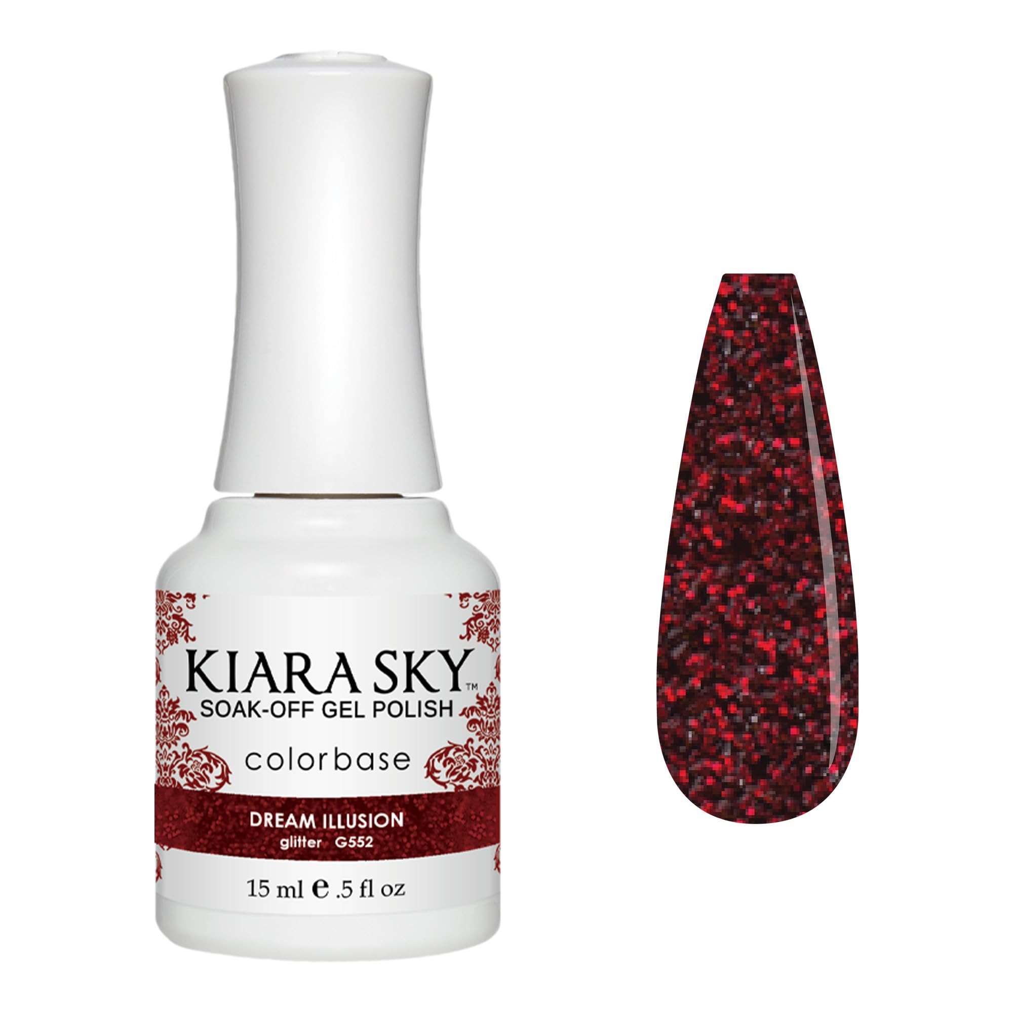 KIARA SKY Soak Off Gel Nail Polish 0.5 fl oz, RED GROUP