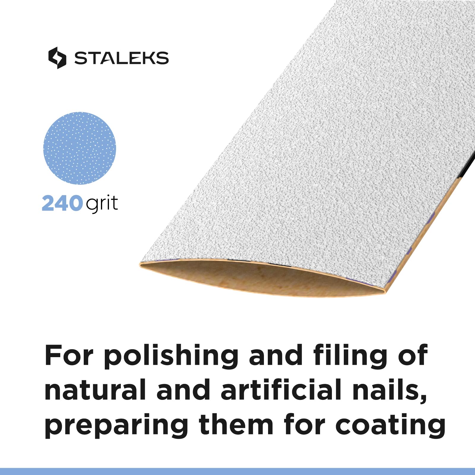 White Disposable Abrasive Tape papmAm Expert (Without Plastic case) STALEKS PRO 240 grit