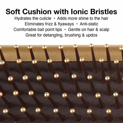 Olivia Garden NanoThermic Ceramic + Ion 9 Row Styling Brush NT-S9R