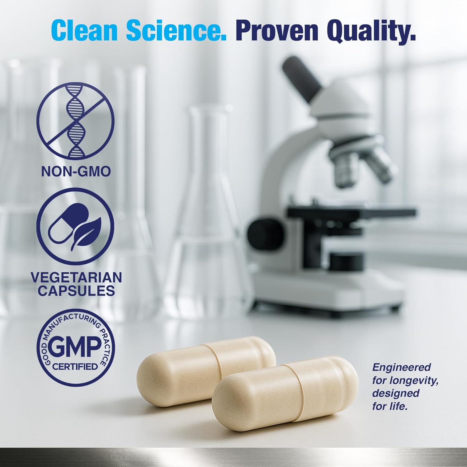 NMN 500+ Elite Whit Resveratrol & Panax Ginseng -  60 Capsules