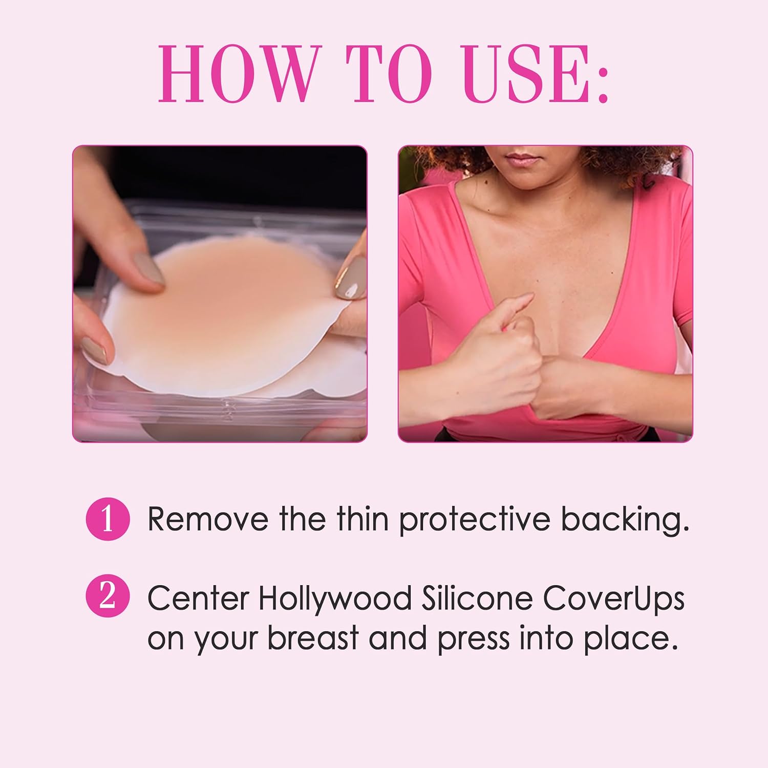 Hollywood Fashion Secrets-Silicone Cover-ups, Medium Skin Tone, Size 1