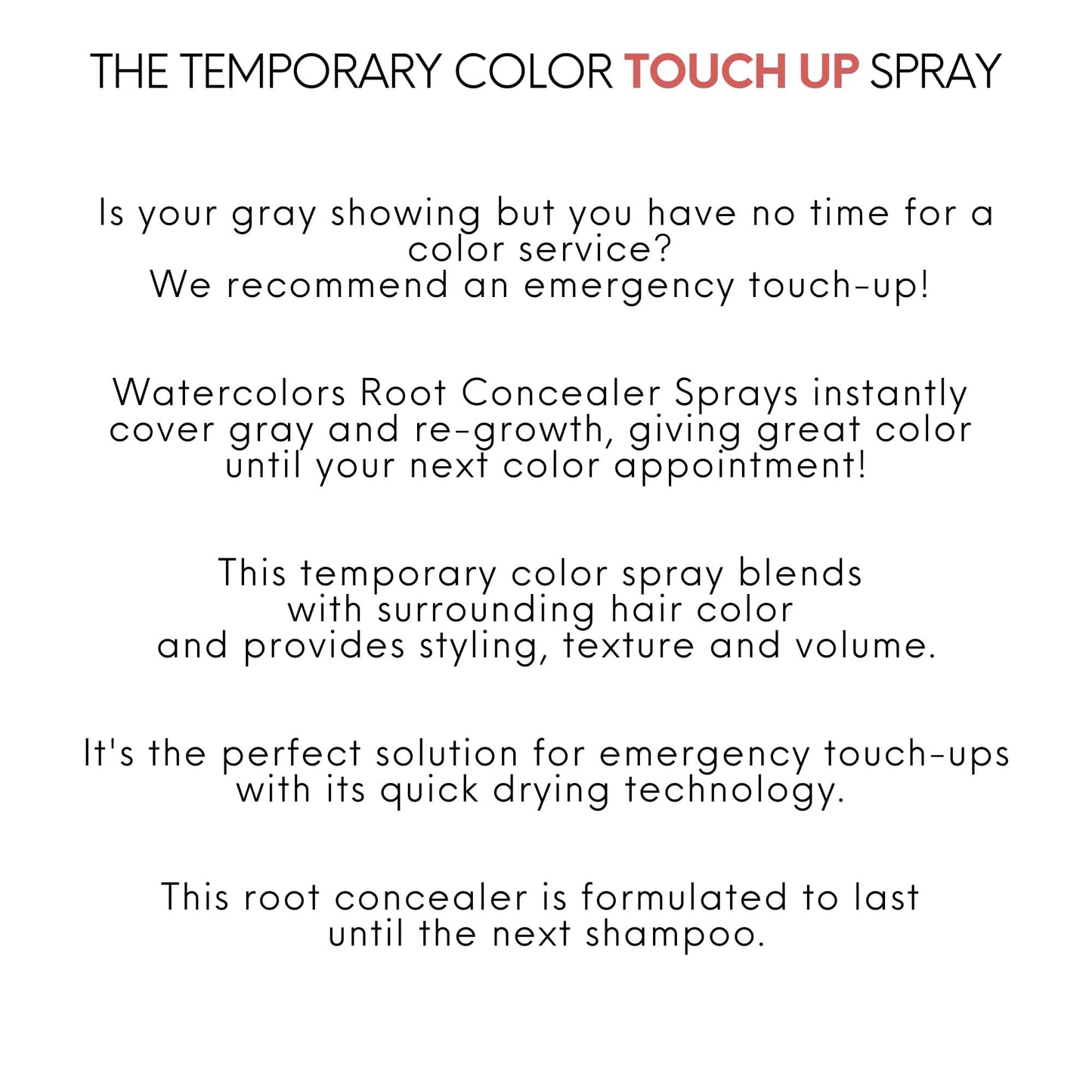 Watercolors Root Concealer Spray