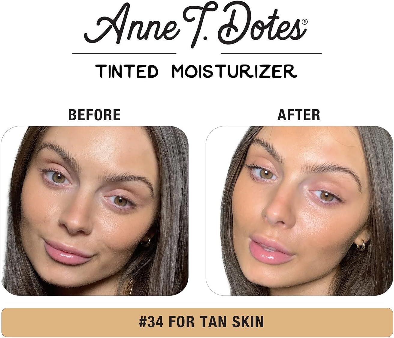 the Balm Anne T. Dotes Tinted Moisturizer #34 (For Tan Skin)