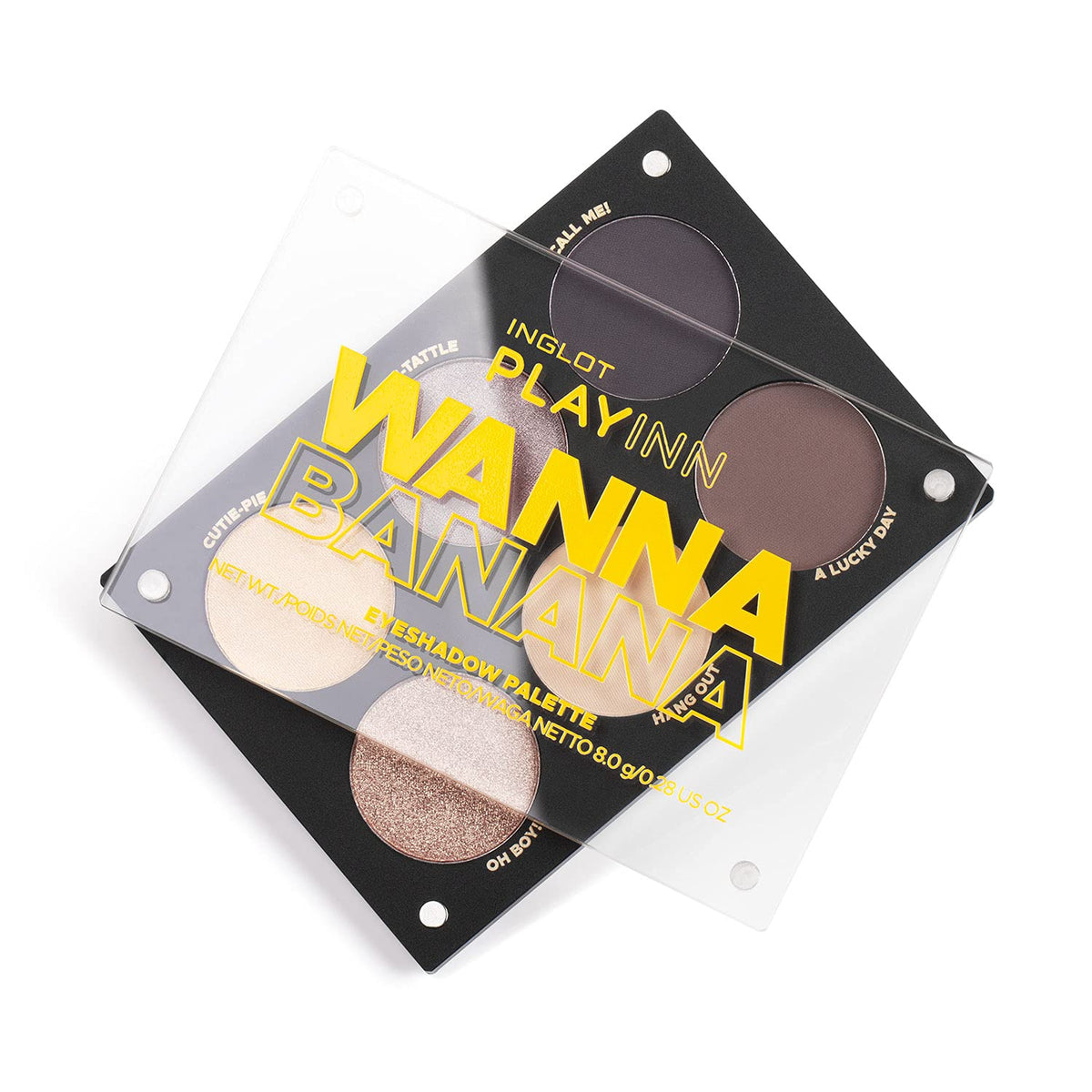 Inglot PLAYINN Eyeshadow Palette (Wanna Banana)