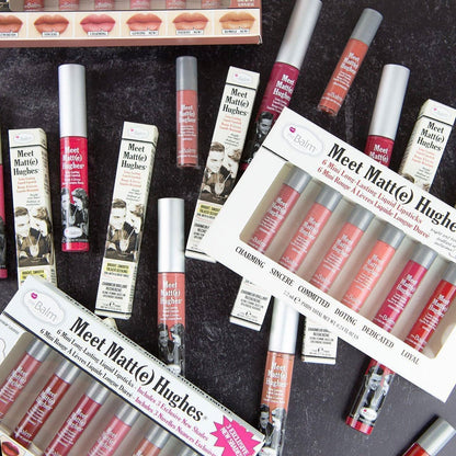 the Balm Meet Matt(e) Hughes Set of 6 Mini Long-Lasting Liquid Lipsticks - Vol 2