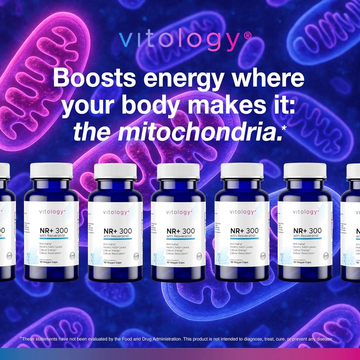 NR+ 300 with Resveratrol - 60 Capsules