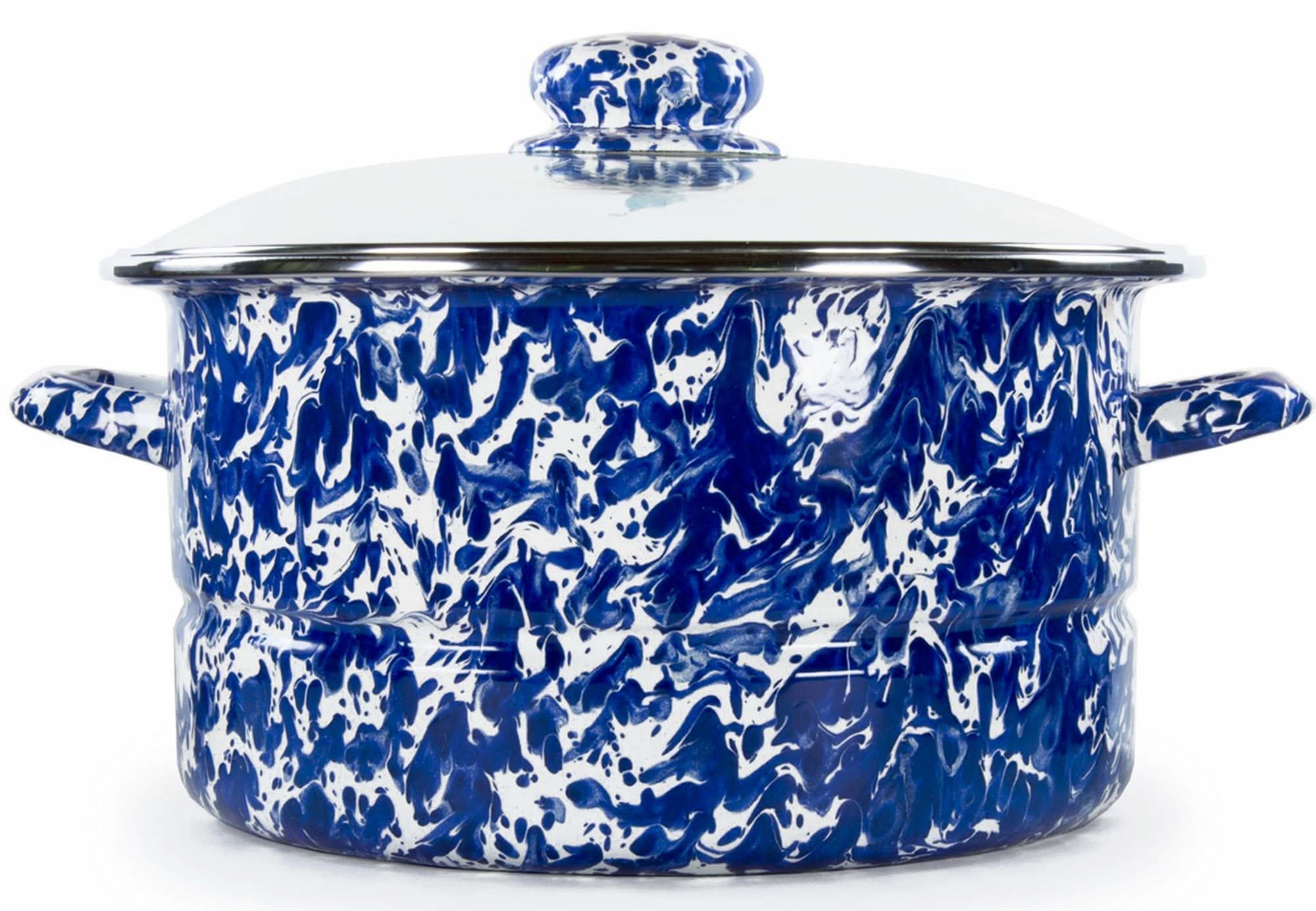 Golden Rabbit Enamelware Stock Pot