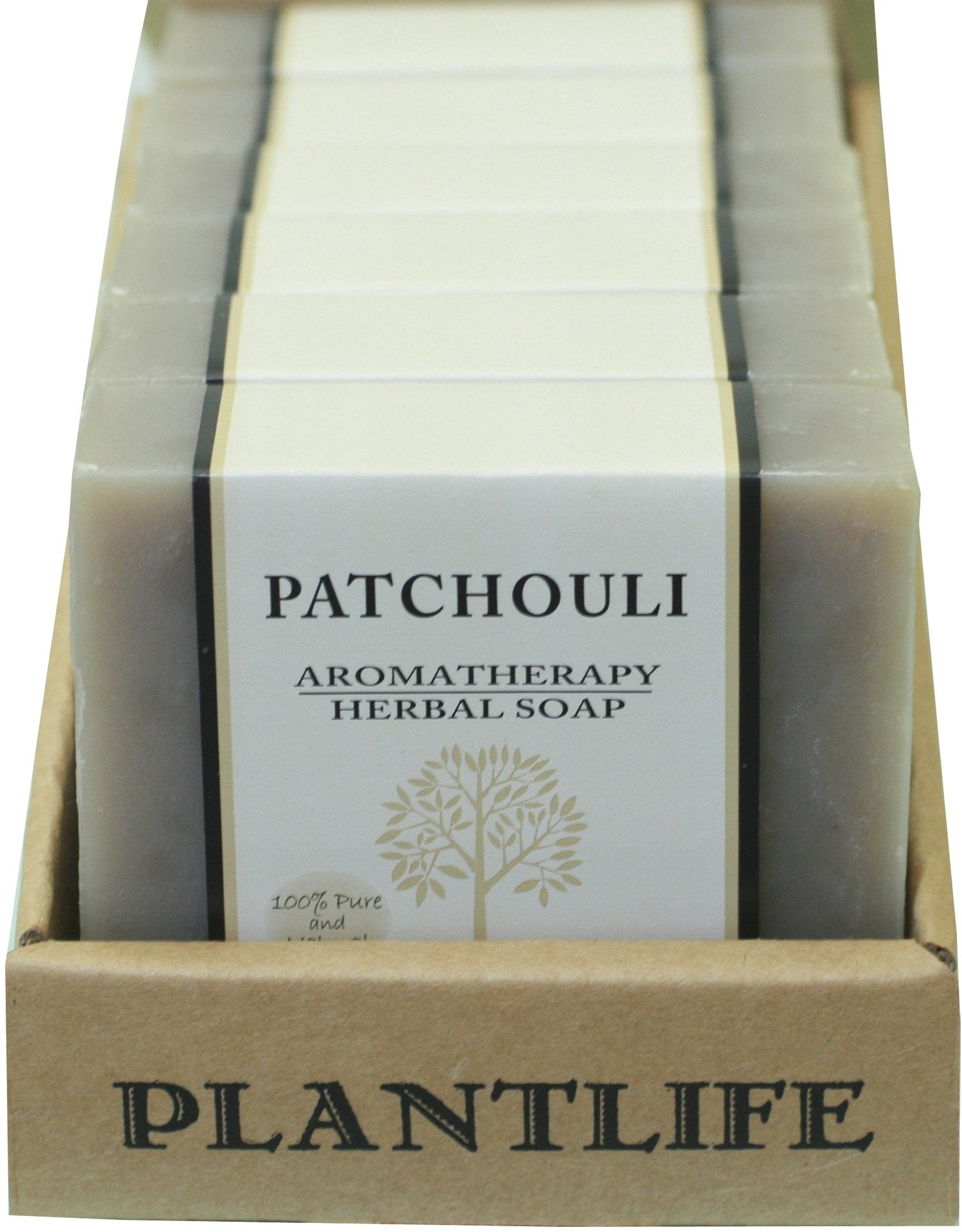 Plantlife Patchouli - Moisturizing and Soothing Soap for Your Skin - Hand Crafted Using Plant-Based Ingredients - Made in California 4oz Bar