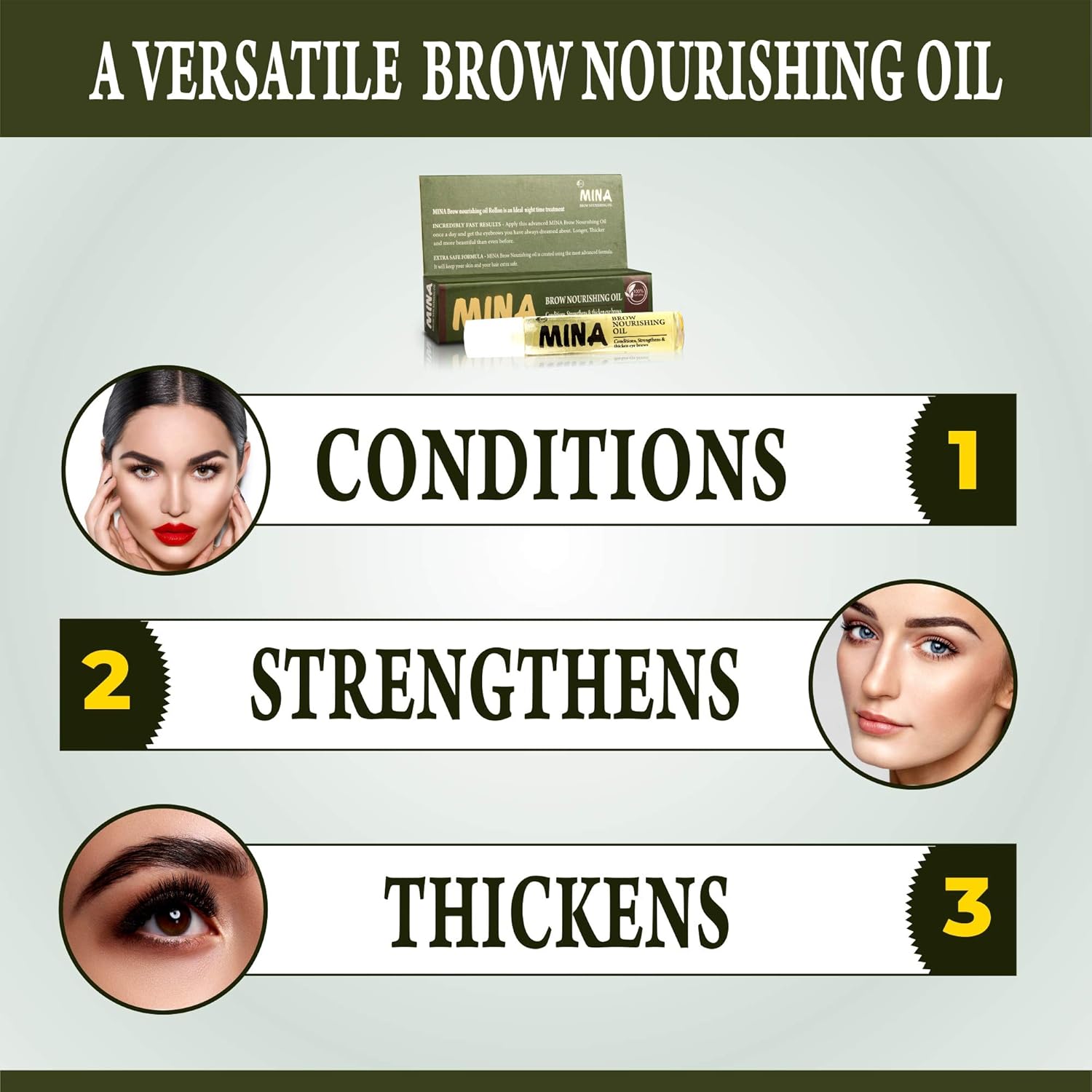 Mina Eyebrow Nourishing Oil  10ml