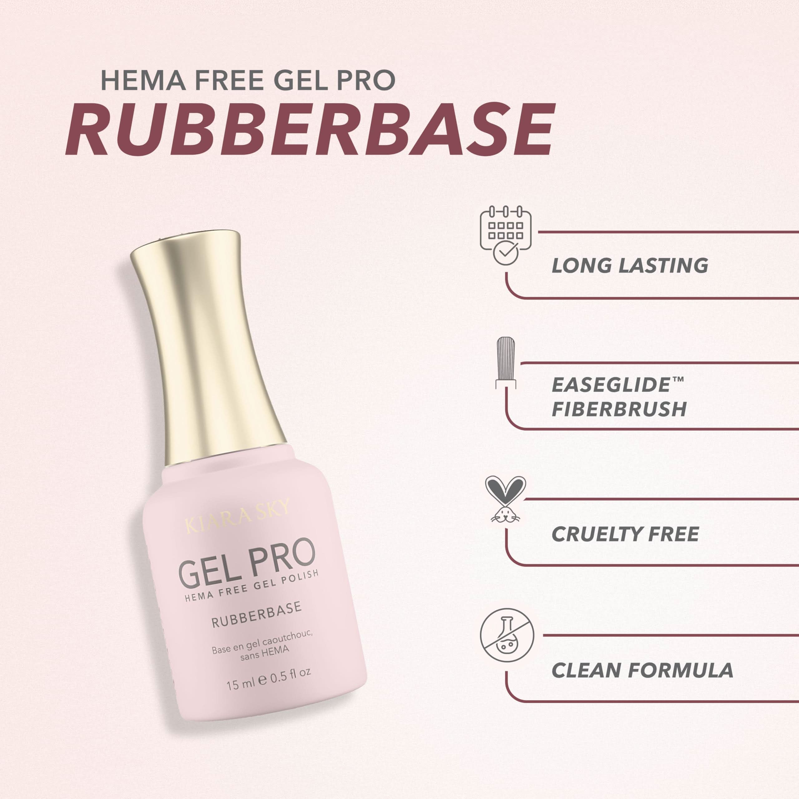 KIARA SKY Gel Pro HEMA Free, 0.5 Fl Oz, Rubber Base