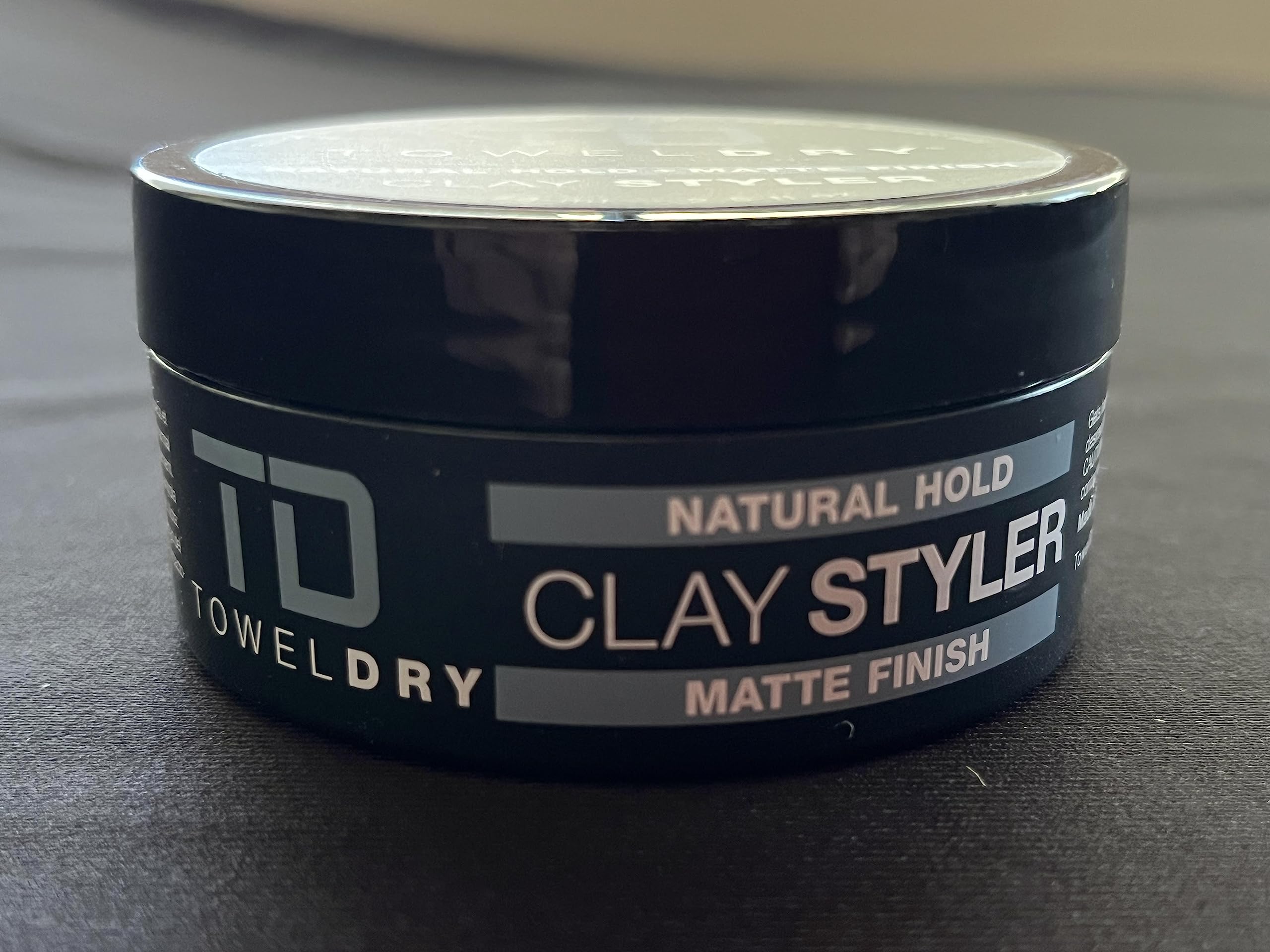 TOWELDRY Clay Styler Natural Hold + Matte Finish  2.5 fl oz