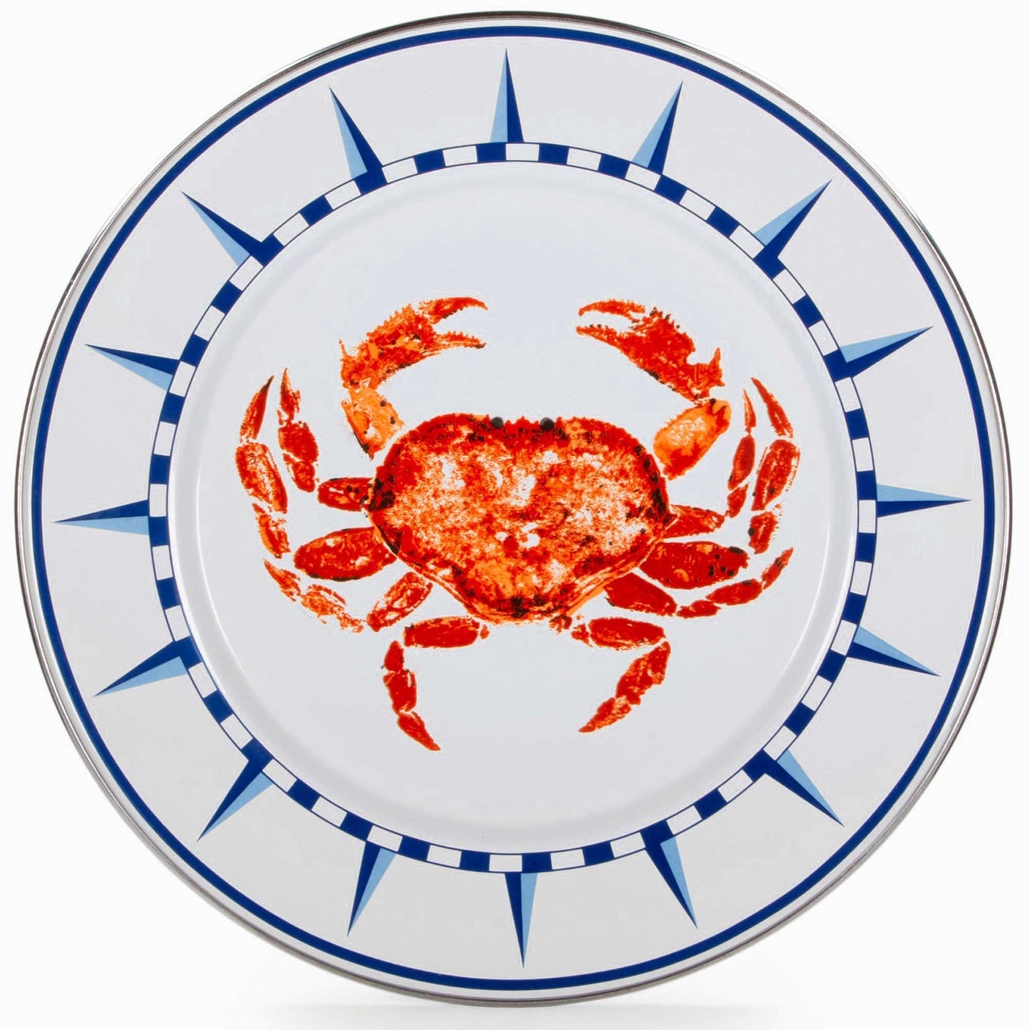 Golden Rabbit Enamelware Dinner Plates - Set of 4