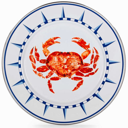 Golden Rabbit Enamelware Dinner Plates - Set of 4
