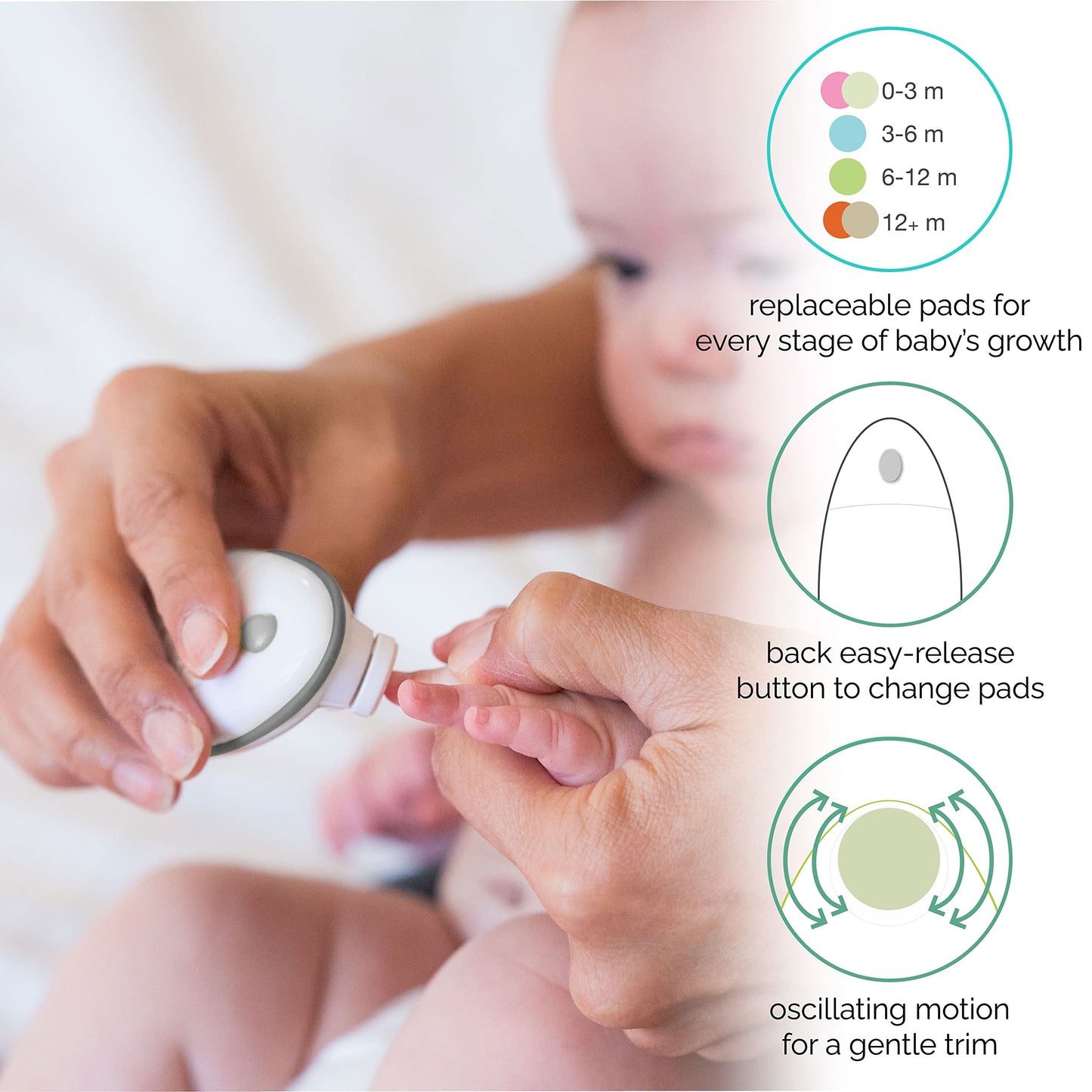 ZoLi Buzz B Electric Baby Nail Trimmer