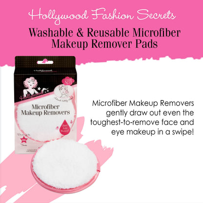 Hollywood Fashion Secrets Microfiber Makeup Removers (2 COUNT)