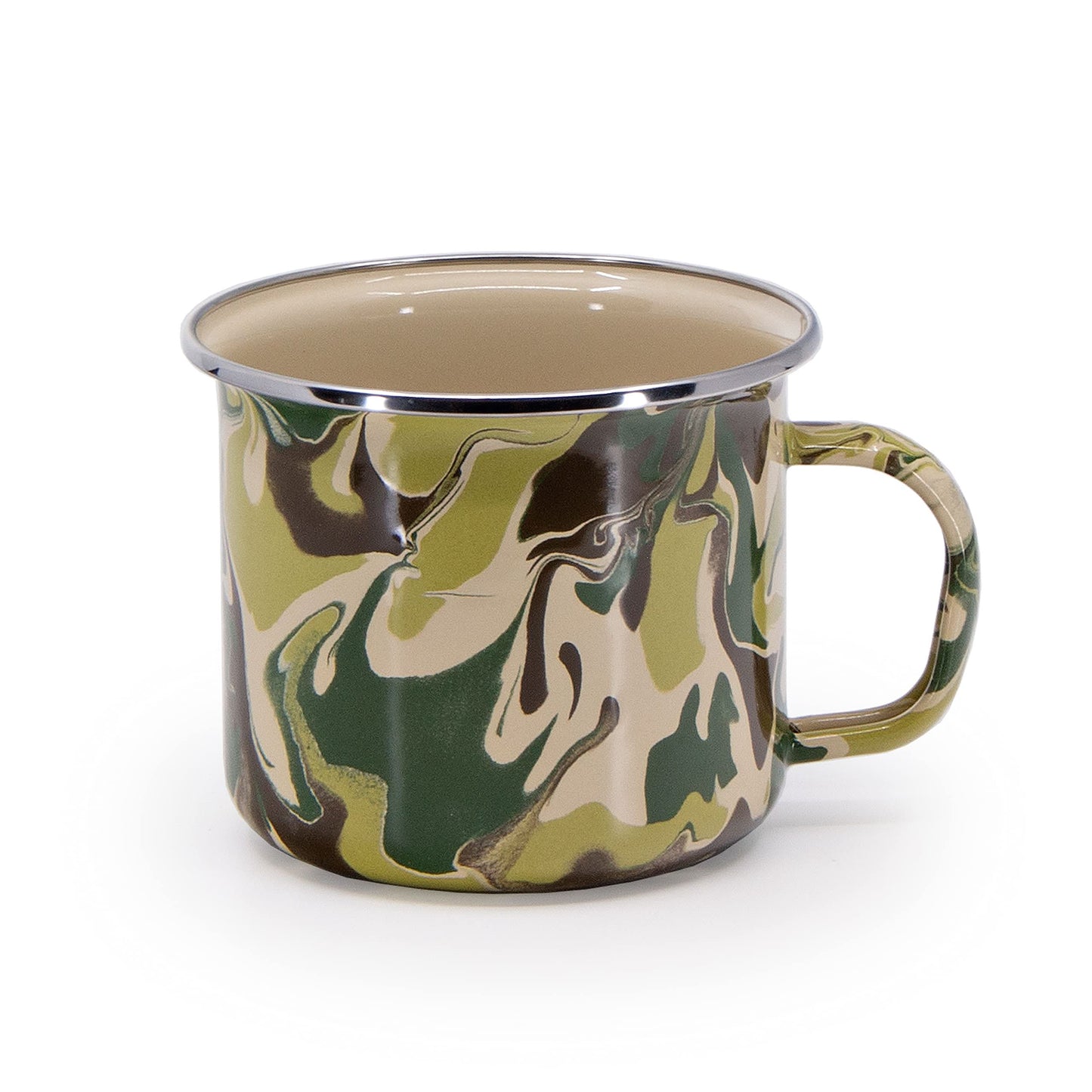 Golden Rabbit Enamelware Grande Mugs - Set of 4