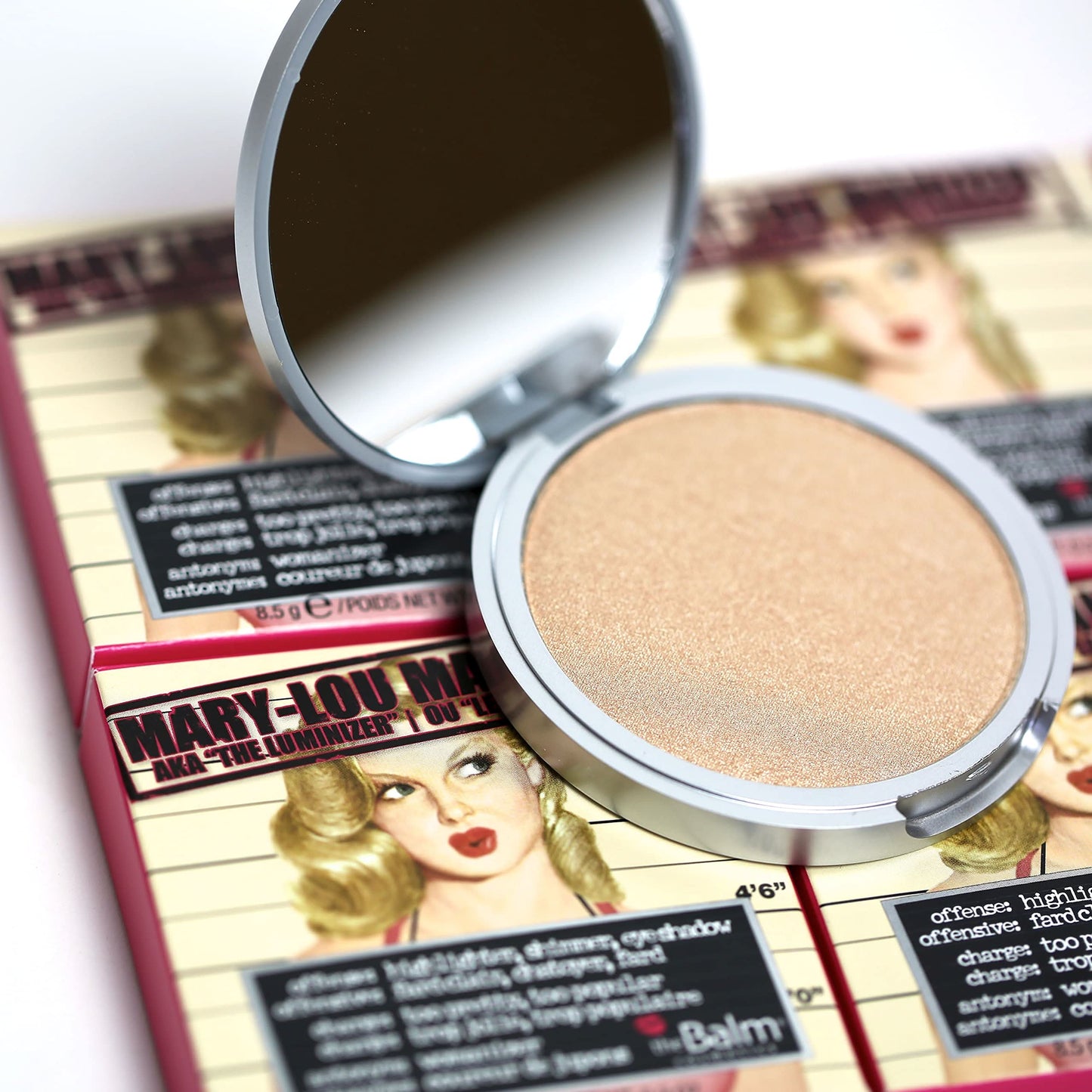 the Balm Mary-Lou Manizer Highlighter Travel Size 0.17 oz - Subtle Glow