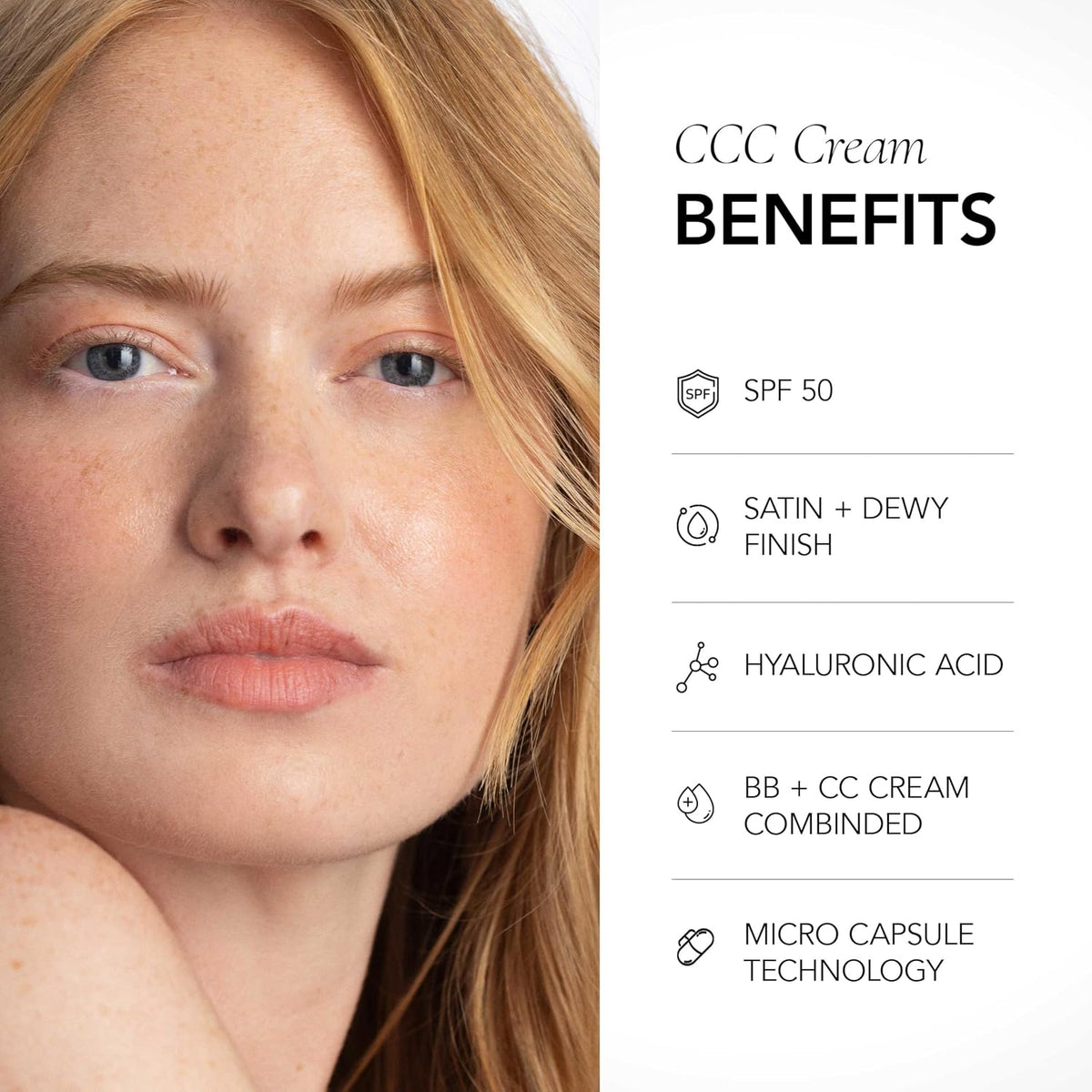 CLE Cosmetics CCC Cream SPF 50 - Light to Medium Coverage Foundation - 1 fl oz