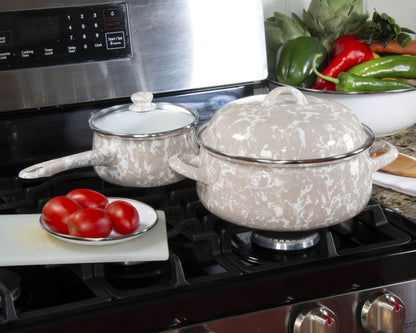Golden Rabbit Enamelware 4 QUART Dutch Oven