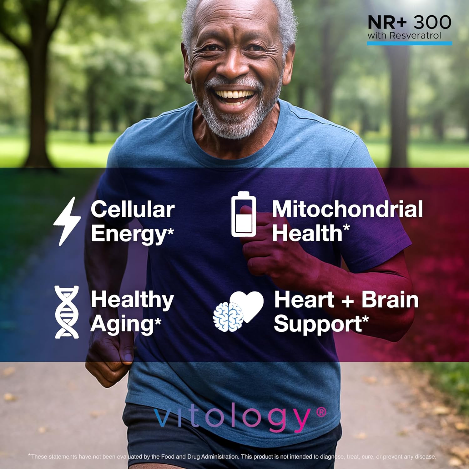 NR+ 300 with Resveratrol - 60 Capsules