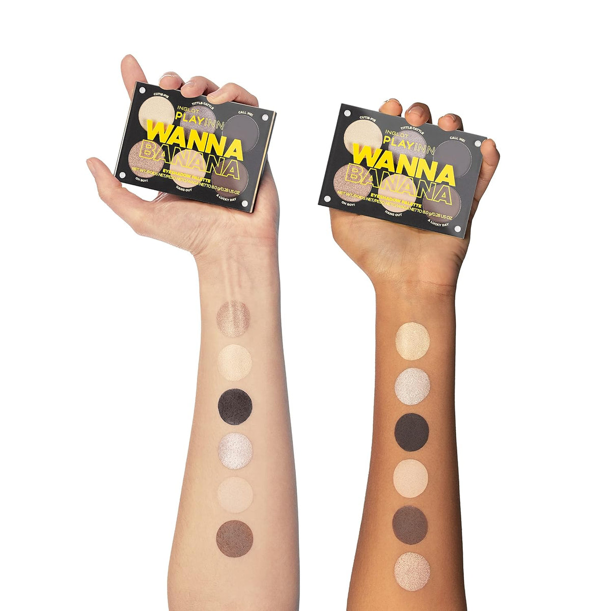 Inglot PLAYINN Eyeshadow Palette (Wanna Banana)